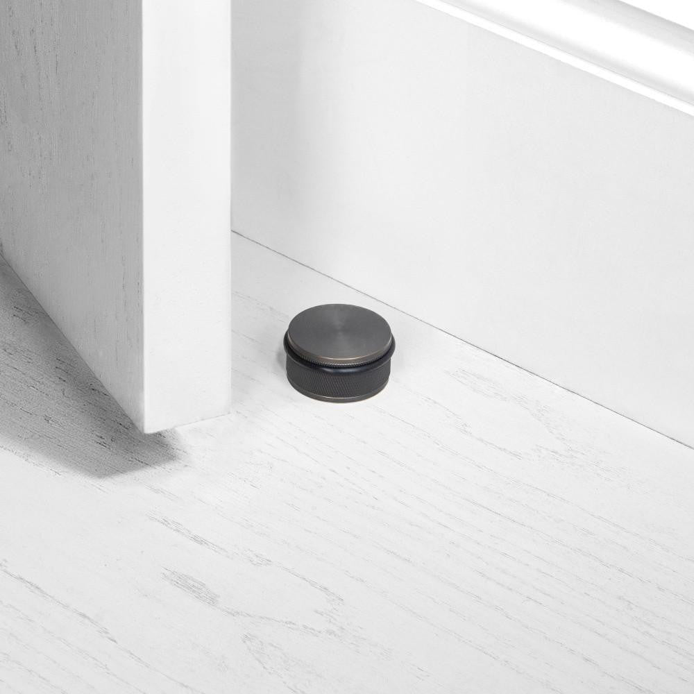 Buster + Punch Floor Door Stop, Smoked Bronze