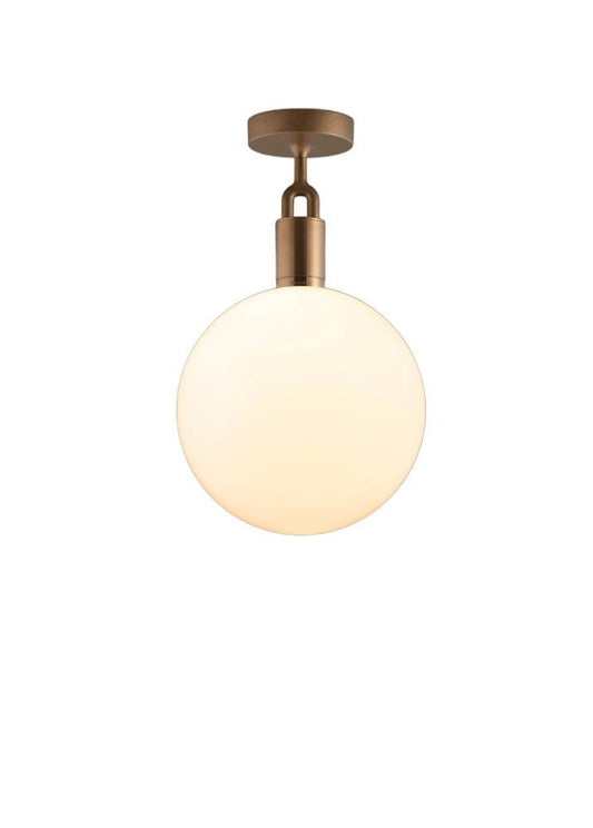 Buster + Punch Forked Globe Ceiling Light Brass