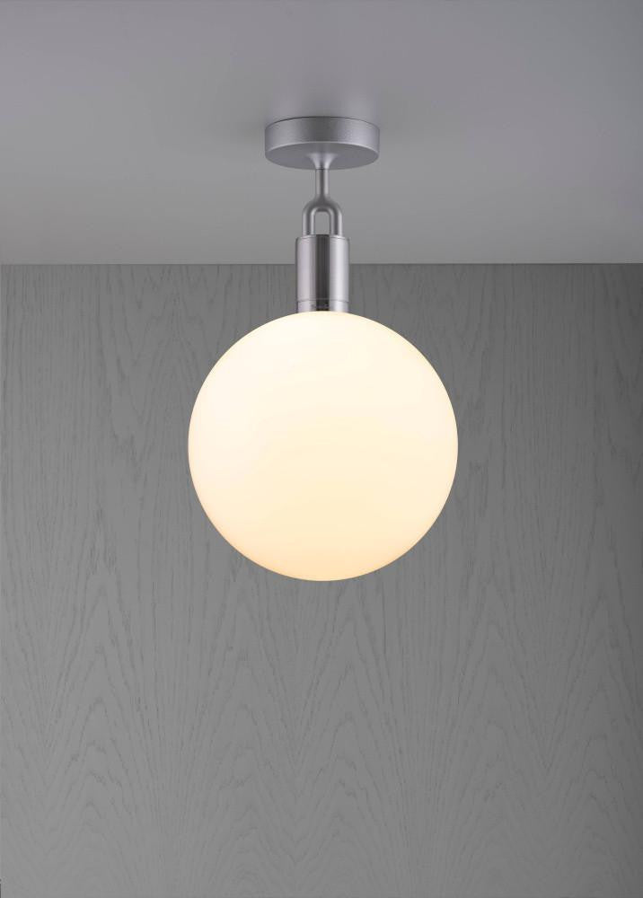 Buster + Punch Forked Ceiling, Globe, Opal, Large, Steel