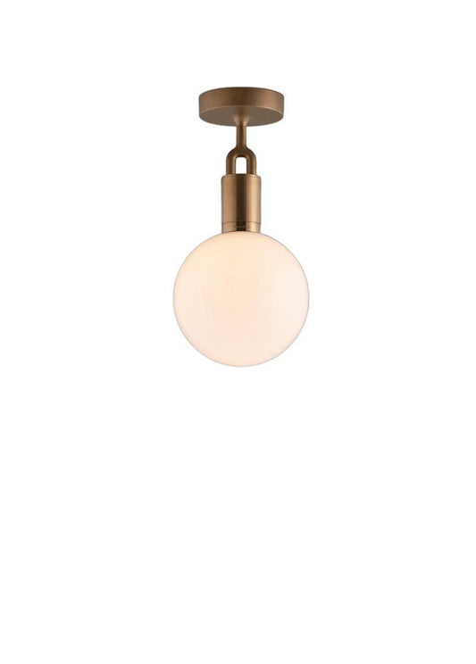Buster + Punch Forked Globe Ceiling Light Brass