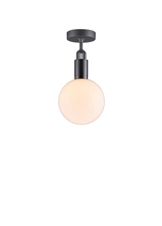 Buster + Punch Forked Globe Ceiling Light Gun Metal