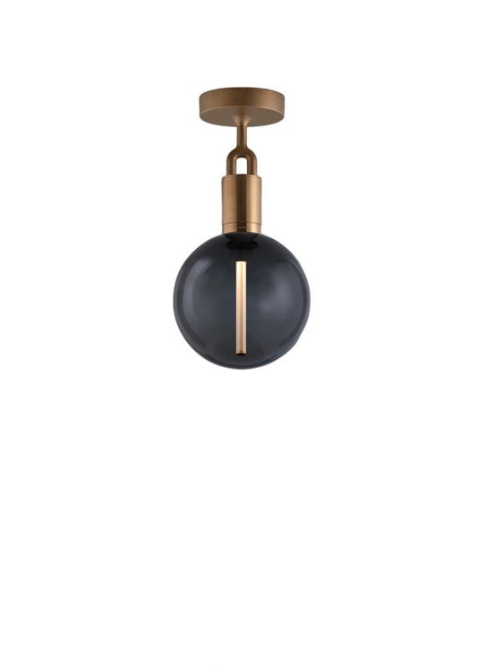 Buster + Punch Forked Globe Ceiling Light Brass