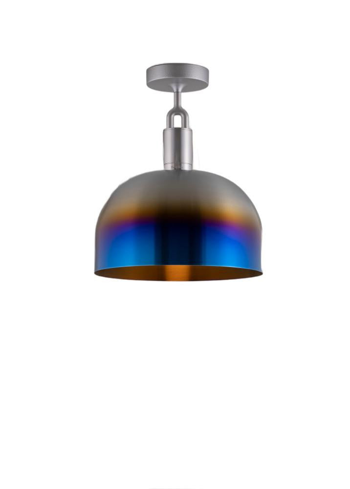 Buster + Punch Forked Shade Ceiling Light, Large Burnt Steel