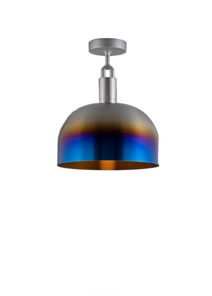 Buster + Punch Forked Shade Ceiling Light, Large Burnt Steel