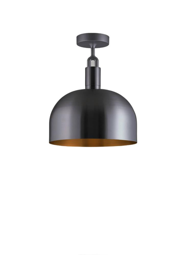 Buster + Punch Forked Shade Ceiling Light, Large Gun Metal