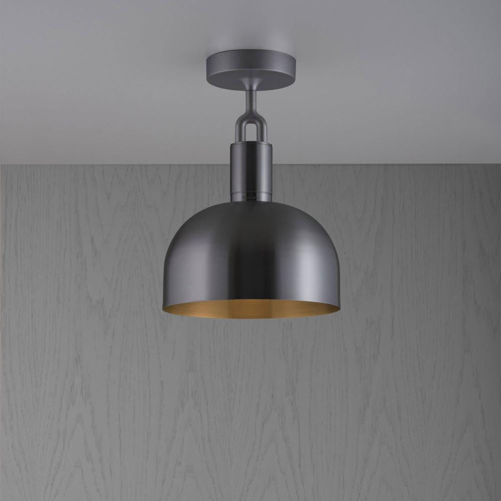 Buster + Punch Forked Lighting Shade , Medium, Gun Metal