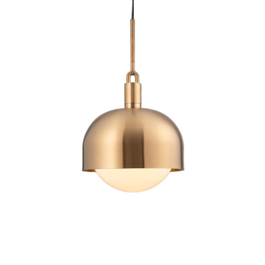 Buster + Punch Forked Globe Pendant + Shade Brass