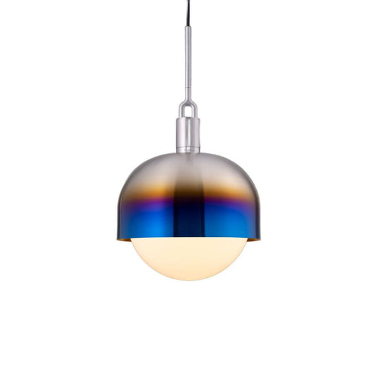 Buster + Punch Forked Globe Pendant + Shade Burnt Steel