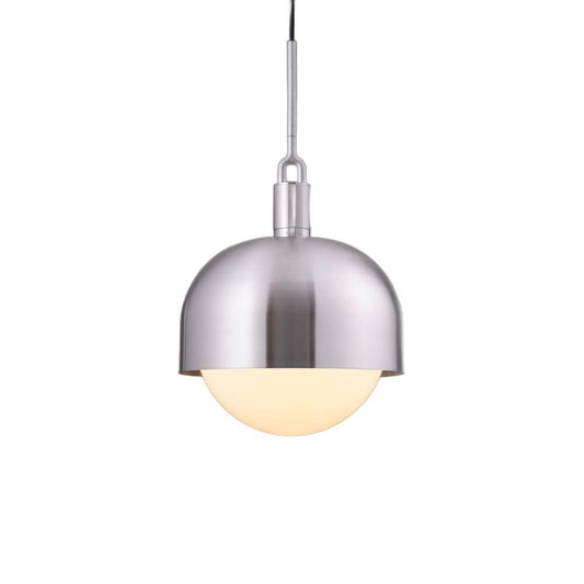 Buster + Punch Forked Globe Pendant + Shade Steel