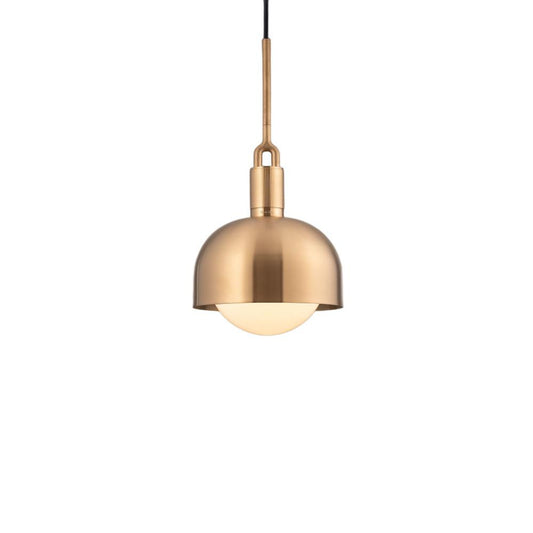 Buster + Punch Forked Globe Pendant + Shade Brass