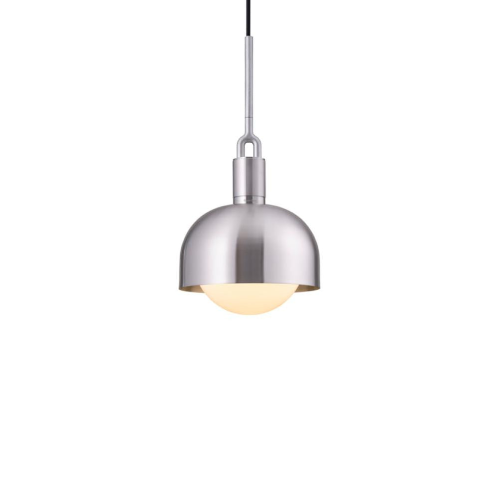 Buster + Punch Forked Globe Pendant + Shade Steel