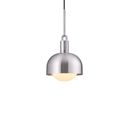Buster + Punch Forked Globe Pendant + Shade Steel