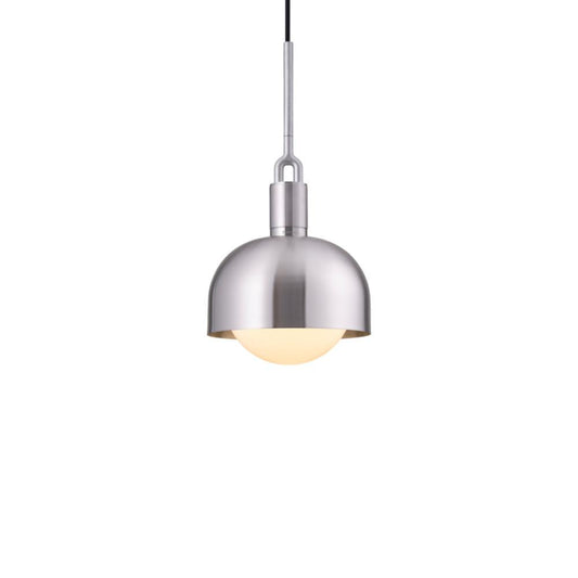 Buster + Punch Forked Globe Pendant + Shade Steel