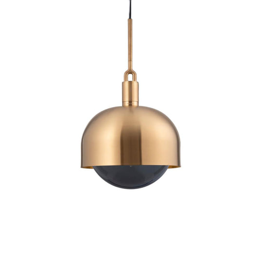 Buster + Punch Forked Globe Pendant + Shade Brass