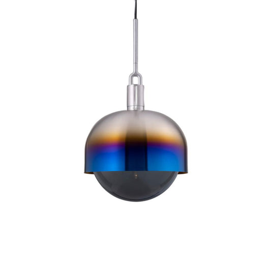 Buster + Punch Forked Globe Pendant + Shade Burnt Steel