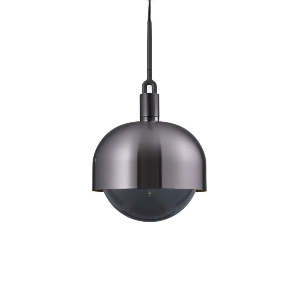Buster + Punch Forked Globe Pendant + Shade Gun Metal