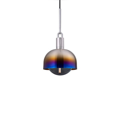Buster + Punch Forked Globe Pendant + Shade Burnt Steel