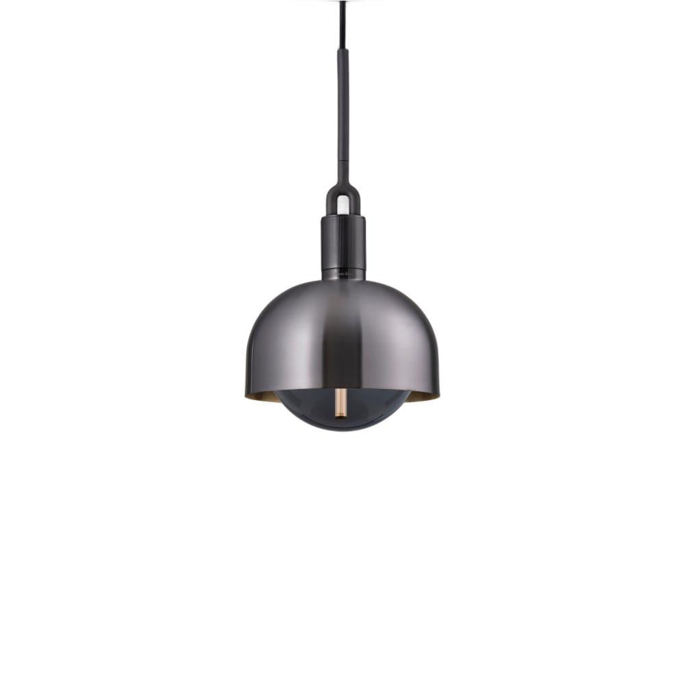 Buster + Punch Forked Globe Pendant + Shade Gun Metal