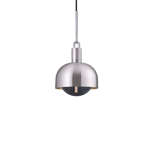 Buster + Punch Forked Globe Pendant + Shade Steel