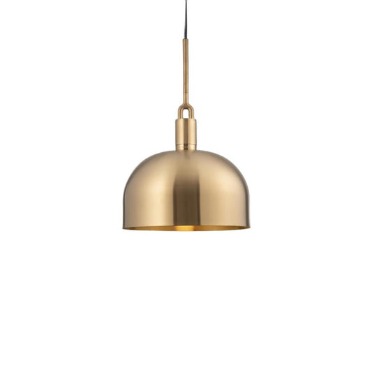 Buster + Punch Forked Pendant + Shade Brass