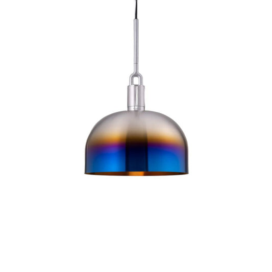 Buster + Punch Forked Pendant + Shade Burnt Steel