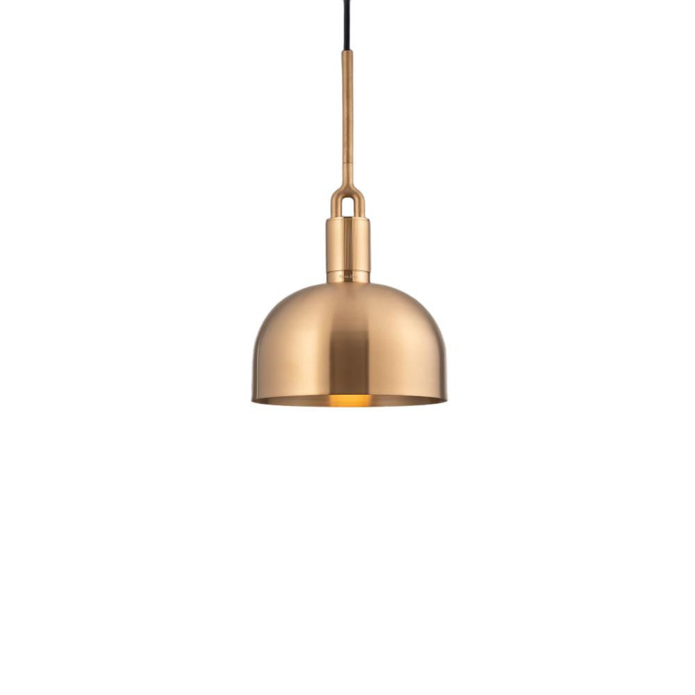 Buster + Punch Forked Pendant + Shade Brass