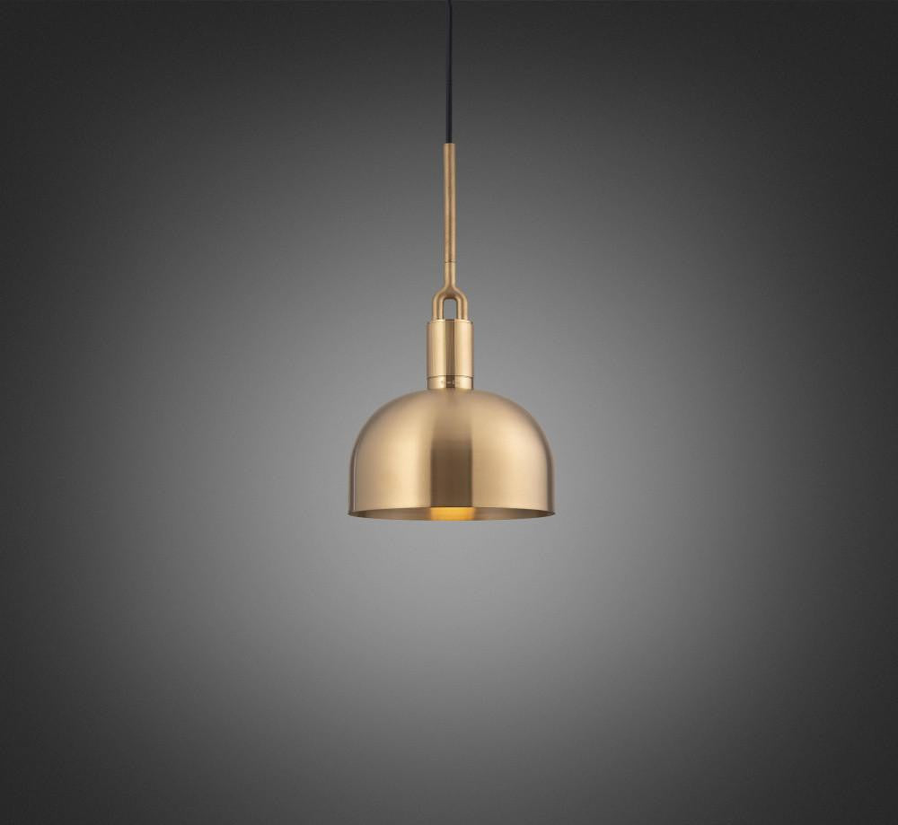 Buster + Punch Forked Pendant, Shade, Medium, Brass