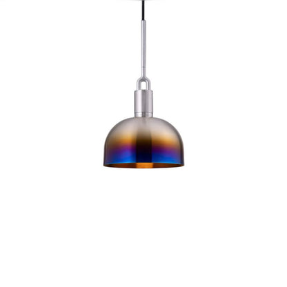 Buster + Punch Forked Pendant + Shade Burnt Steel