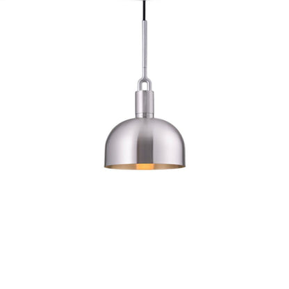 Buster + Punch Forked Pendant + Shade Steel