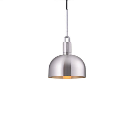 Buster + Punch Forked Pendant + Shade Steel