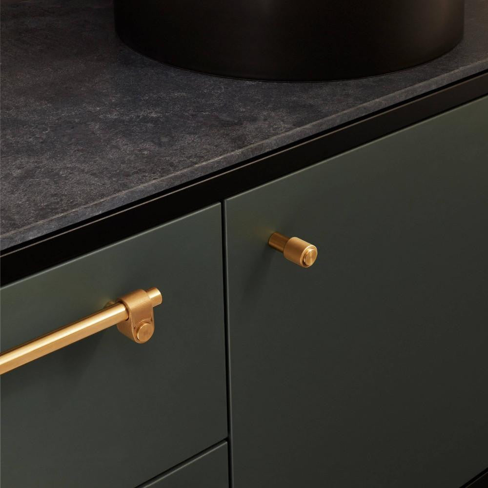 Buster + Punch Furniture Knob, Cast, Brass