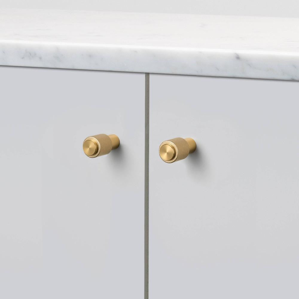 Buster + Punch Furniture Knob, Cast, Brass