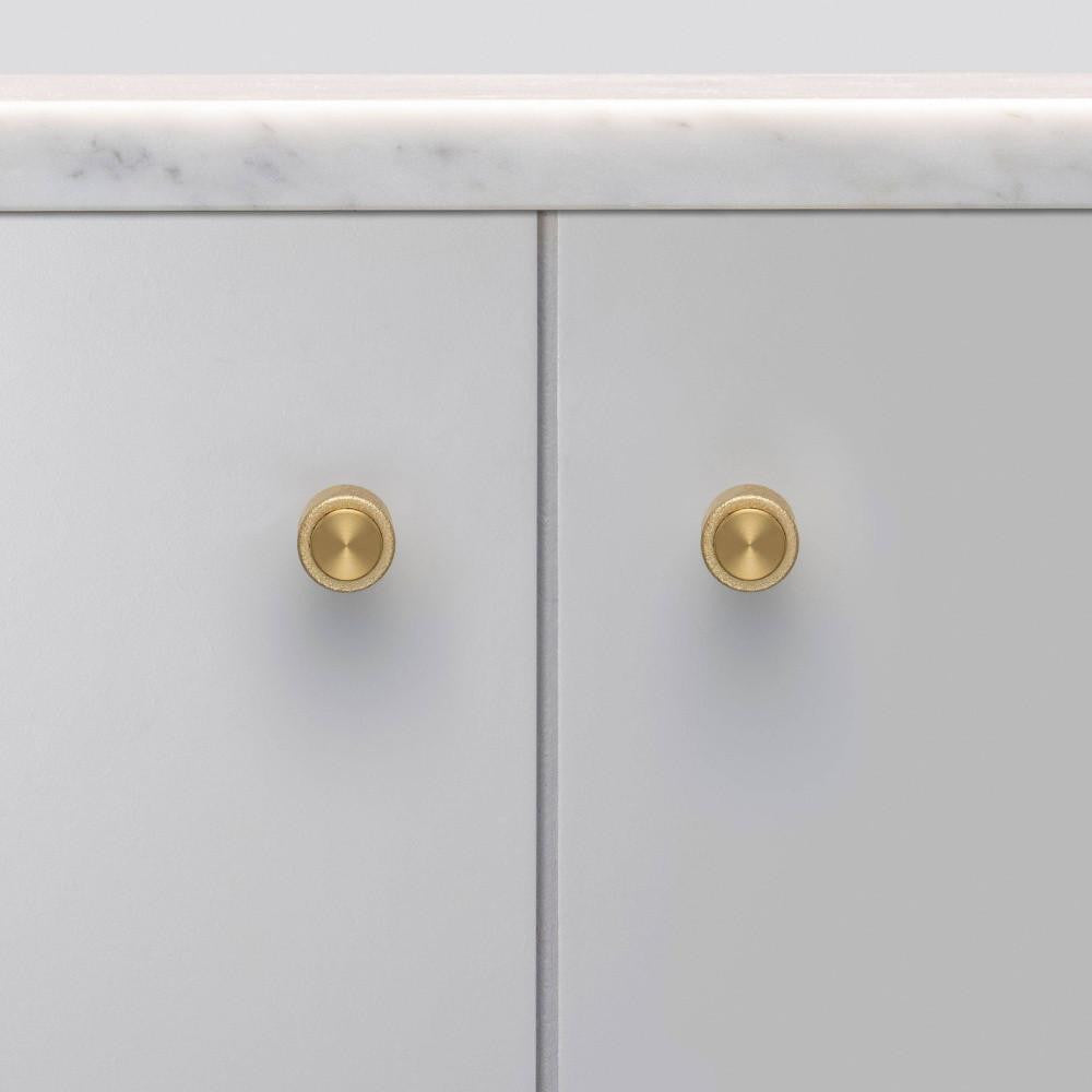 Buster + Punch Furniture Knob, Cast, Brass
