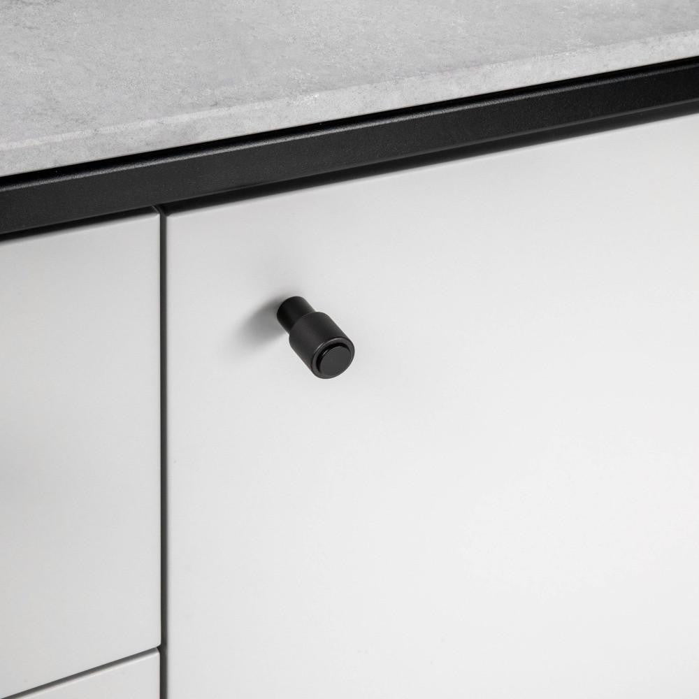 Buster + Punch Furniture Knob, Cast, Welders Black