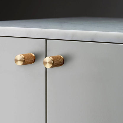 Buster + Punch Furniture Knob, Cross, Brass