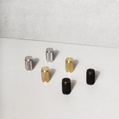 Buster + Punch Furniture Knob, Cross, Smoked Bronze