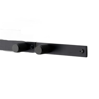 Buster + Punch Cross Furniture Plate Knob Black