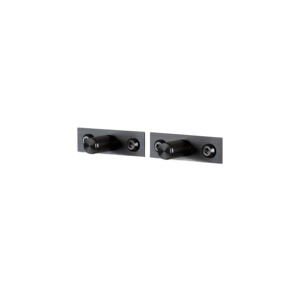 Buster + Punch Linear Furniture Plate Knob Gun Metal