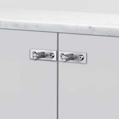 Buster + Punch Furniture Knob, Plate, Linear, Steel