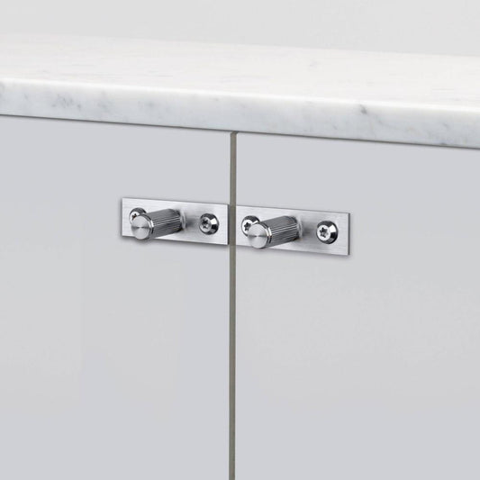 Buster + Punch Furniture Knob, Plate, Linear, Steel
