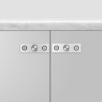 Buster + Punch Furniture Knob, Plate, Linear, Steel