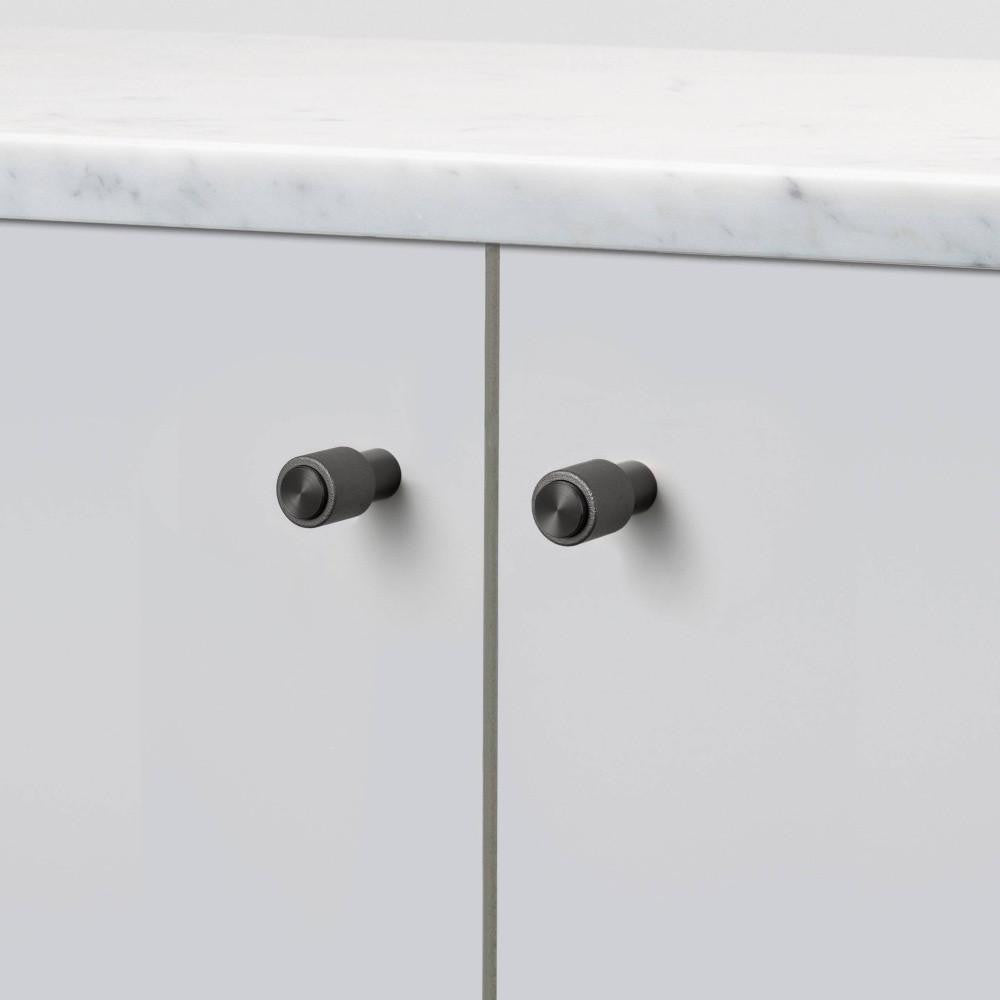 Buster + Punch Furniture Knob Set, Cast, Gun Metal