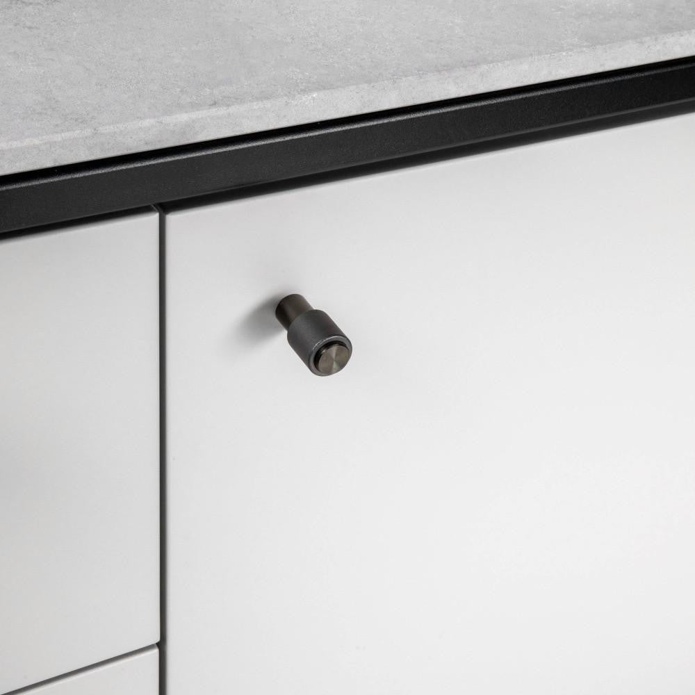 Buster + Punch Furniture Knob Set, Cast, Gun Metal
