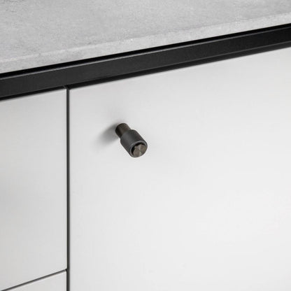 Buster + Punch Furniture Knob Set, Cast, Gun Metal