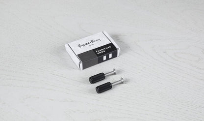 Buster + Punch Furniture Knob Set, Linear, Black