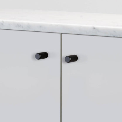 Buster + Punch Furniture Knob Set, Linear, Black