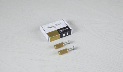 Buster + Punch Furniture Knob Set, Linear, Brass