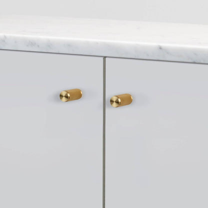 Buster + Punch Furniture Knob Set, Linear, Brass