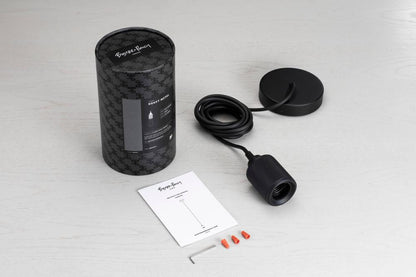 Buster + Punch Heavy Metal Pendant, Cross, Black