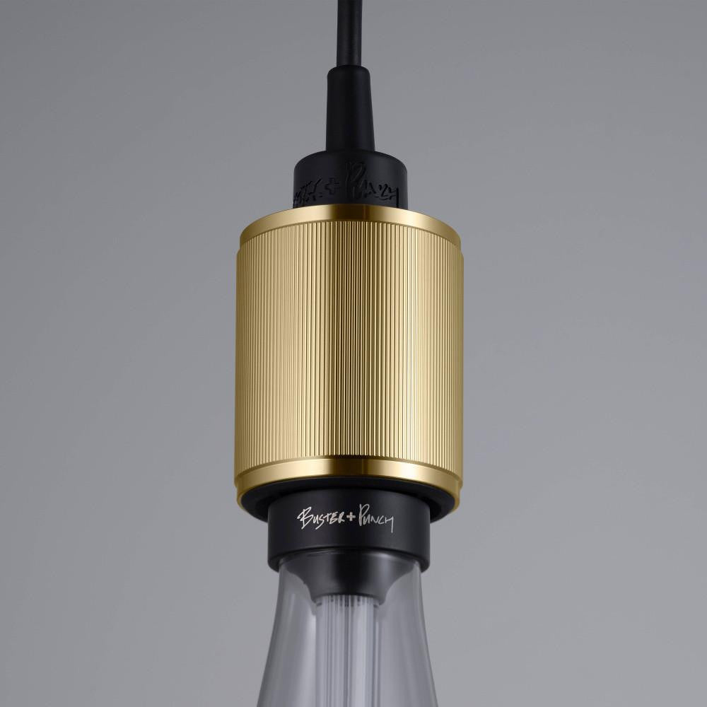 Buster + Punch Heavy Metal Pendant, Linear, Brass